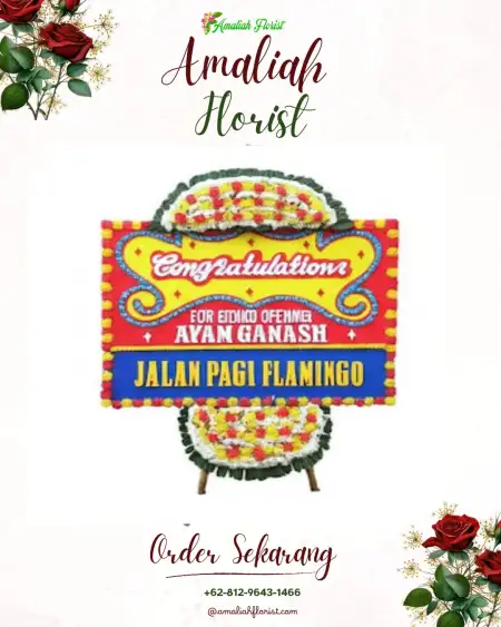 Sewa Papan Bunga Tanjung Palas Utara